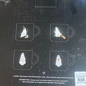 Pottery Barn Scary Squad Black and White Mugs